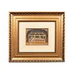Anónimo. Cristo Dormido. México, finales del siglo XIX. Óleo sobre lienzo. Con certificado de autenticidad. Enmarcado. 15.5 x 20.5 cm