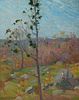 Charles Herbert Woodbury (Am. 1864-1940)     -  Single Tree, 1904   -   Oil on canvas