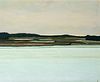 John Louis Laurent (Am. 1921-2005)     -  "Sketch for January Thaw-York River" 1974   -   Oil on masonite