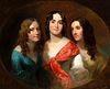 Thomas Sully (Br./Am.1783-1872)     -  Portrait of Three Sisters, 1844   -   Oil on canvas