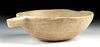 Bactrian Alabaster Offering Bowl w/ Handle