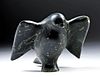 20th C. Canadian Inuit Soapstone Sculpture of Bird