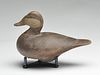 Ruddy duck carved in the style of Lee Dudley, Mark McNair, Craddockville, Virginia.