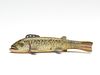 Early brook trout fish decoy, Oscar Peterson, Cadillac, Michigan, Probably 1st quarter 20th century.