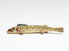 Brook trout fish decoy, Oscar Peterson, Cadillac, Michigan, 1st half 20th century.