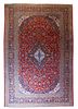 Fine semi-antique Kashan 8'9" x 13'2"