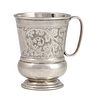An English sterling silver mug - Birmingham 1925, Hobson, James & Gilby