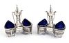 A pair of French silver salt cellars - Paris 1798-1809, Charles Marie Guidee