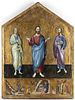 A Russian icon of Jesus Christ between Saints - 1850-1890