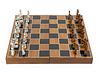 A Chinese ivory chess set - early 20th Century <br>