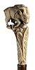 An ivory mounted walking stick cane - England early 20th Century