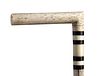 A whalebone walking stick cane - England early 20th Century