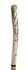 A bone and whalebone walking stick cane - England early 20th Century