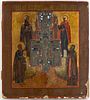 A Russian Icon of the Crucifixion - 19th Century