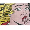 Roy Lichtenstein (American,1923-1997) "Crying Girl" Lithograph