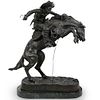 After Frederic Remington Bronco Buster Bronze