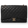 Chanel Black Caviar Leather Flap Bag