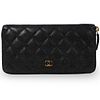Chanel Black Caviar Leather Wallet