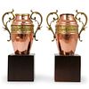 Neo Classical Mixed Metal Urns