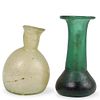 (2 Pc) Ancient Roman Glass Vessels