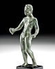 Exhibited & Published Etruscan Leaded Bronze Nude Youth