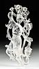 19th C. Chinese Rock Crystal Woman