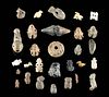 29 Pre-Columbian Shell & Pottery Amulets & Pendants