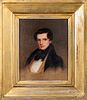 Oil on canvas portrait of a gentleman, ca. 1835