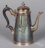 Newcastle silver teapot, 1795-1796