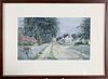 Vintage Watercolor View, "Summer Evening in Sconset"