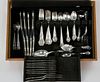 94 Piece Gorham Sterling Silver Flatware Service in the, "English Gadroon" Pattern