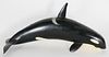 Carved and Painted Orca Whale by Peter Thompson
