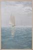 Greg Hill Oil on Linen, "Nantucket Sailing"