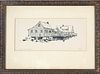 Roy Bailey Pencil Signed Etching, "Swains Wharf Nantucket"