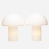 Luciano Vistosi, Onfale Medio table lamps, pair