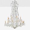 In the manner of Baccarat, Monumental chandelier