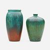 Clewell Pottery, vases, set of two