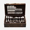 Lebolt & Co., assembled flatware service with fitted canteen