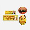 Vintage, tobacco and cigar signs, collection of four