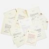 Gerald Ford, signed letters, collection of eight