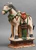 Chinese Ming Dynasty Sancai Glazed Horse