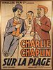 Charlie Chaplin "Sur La Plage" Large Poster, 1920
