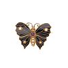 Art Noveau 18k Butterfly Brooch