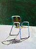 Jessica Brilli, Vintage Chair, 2020, Acrylic on Wood Panel