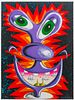 Kenny Scharf, Beauty From Within, 1997, 8 Color Lithograph