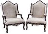 Marge Carson Louis XV Style 'Palais' Wing Chairs