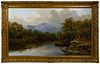 Nathaniel Everett Green (English, 1823-1899) 'In Killorney' Oil on Canvas
