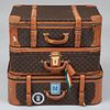 Three Louis Vuitton Softbound SuitcasesÂ 