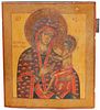 Antique Russian Icon, "It is Truly Meet"