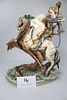 St. George the Dragon Slayer Porcelain Figure